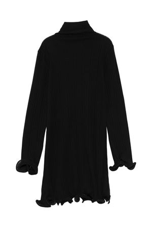 abito in cotone nero FENDI KIDS | JFB811AYMIF0GME